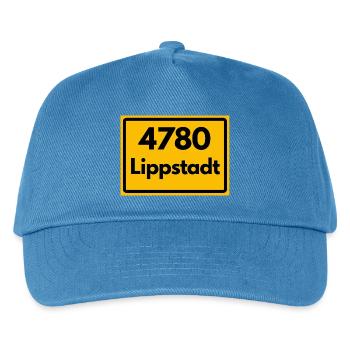 ALTE POSTLEITZAHL PLZ RETRO 4780 LIPPSTADT - Kinder Basecap - Pfauenblau - Vorne