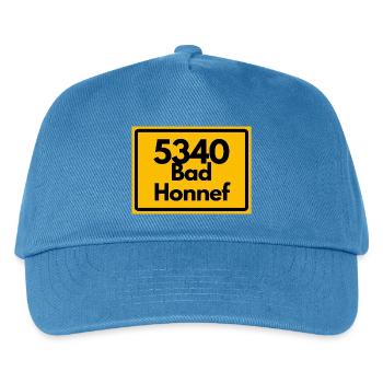 ALTE POSTLEITZAHL PLZ RETRO 5340 Bad Honnef - Kinder Basecap - Pfauenblau - Vorne