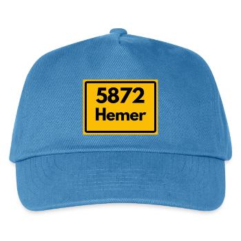 OLD POSTCODE 5872 ZIP 58675 HEMER NRW - Kids’ Baseball Cap - peacock-blue - Front