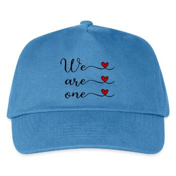 We are one Unity Team Design - Kids’ Baseball Cap - peacock-blue - Front