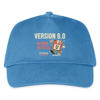 60th Birthday Programmer Version 6.0 - Kinder Basecap - Pfauenblau - Vorne