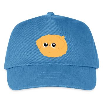 Flauschiger Golden Retriever - Kinder Basecap - Pfauenblau - Vorne