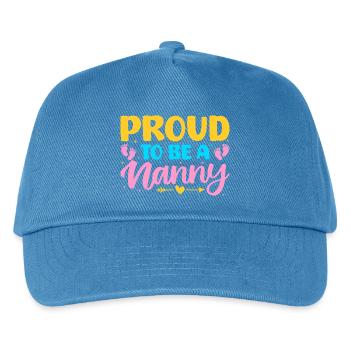 Tagesmutter Proud To Be A Nanny - Kinder Basecap - Pfauenblau - Vorne