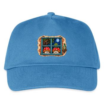 1000195617 - Kinder Basecap - Pfauenblau - Vorne