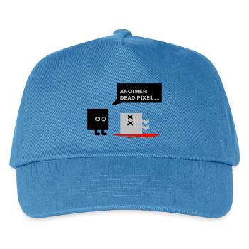 dead pixel_english - Kinder Basecap - Pfauenblau - Vorne
