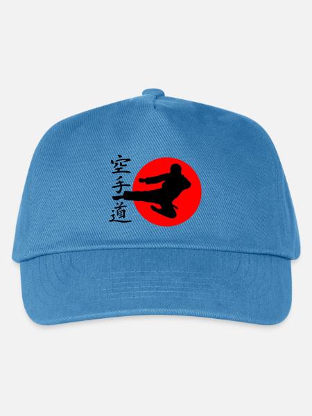 Karate Yokotobigeri - Kinder Basecap - Pfauenblau