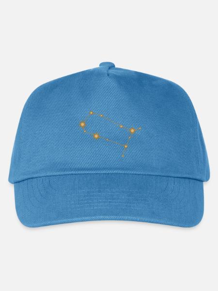 Sternbild Zwillinge Sternzeichen Sternzeichen Golden - Kinder Basecap - Pfauenblau