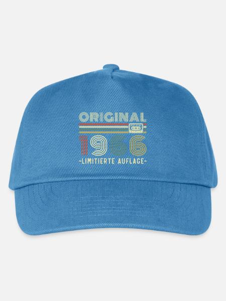 Original 1966 Jahrgang Vintage Geburtstag Retro - Kinder Basecap - Pfauenblau
