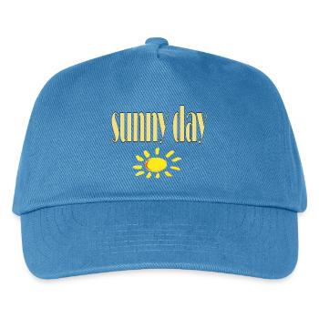 sunny day - Kinder Basecap - Pfauenblau - Vorne