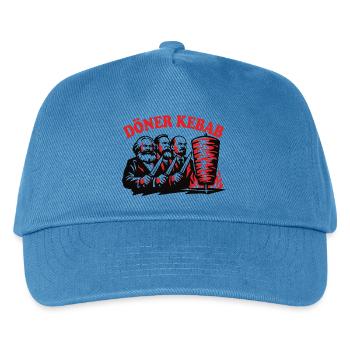 Döner Kebab - Marx, Engels, Lenin - Fast Food - Kinder Basecap - Pfauenblau - Vorne