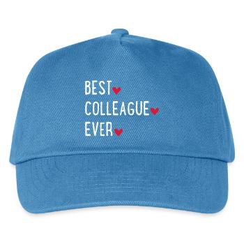 Bester Kollege der Welt - Kinder Basecap - Pfauenblau - Vorne