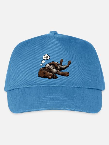 Deutsch Drahthaar Deutsch-Drahthaar Besitzer - Kinder Basecap - Pfauenblau
