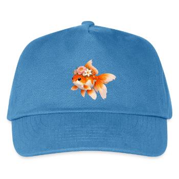 Goldfish - Kids’ Baseball Cap - peacock-blue - Front