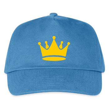 yellow crown birthday gift birthday gifts - Kids’ Baseball Cap - peacock-blue - Front