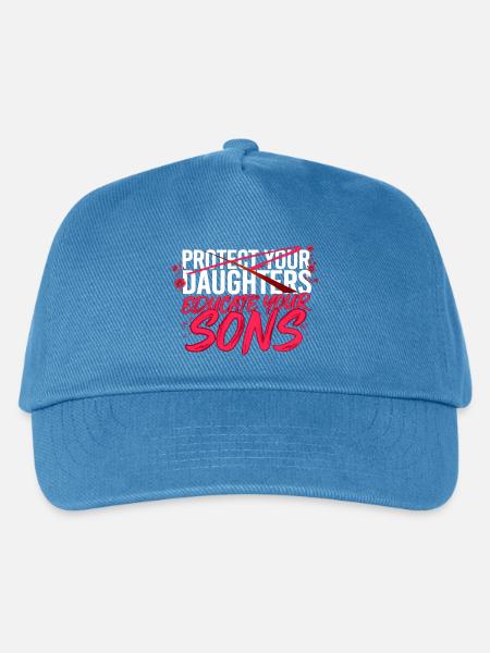 Beschütze deine Töchter, erziehe deine Söhne - Kinder Basecap - Pfauenblau