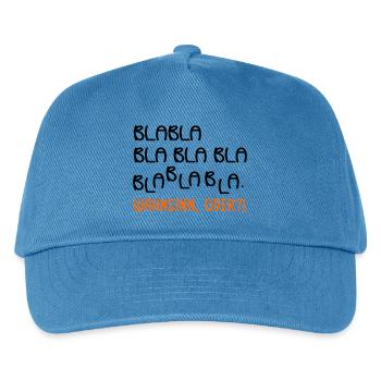 Gespräche Wahnsinn - Kinder Basecap - Pfauenblau - Vorne