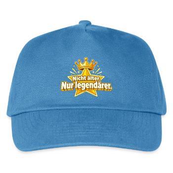 Geburtstag Legende – Geburtstagsgeschenk - Kinder Basecap - Pfauenblau - Vorne