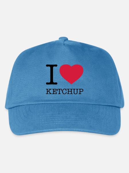 J’ADORE LE KETCHUP - Casquette de baseball Enfant - bleu paon