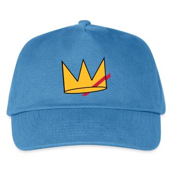 Flowers patch - Kids’ Baseball Cap - peacock-blue - Front