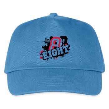 stylish number Eight graffiti in 3D - Kids’ Baseball Cap - peacock-blue - Front