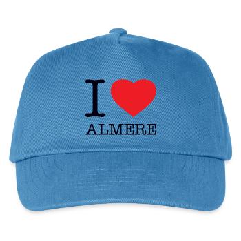 I LOVE ALMERE - Kinder Basecap - Pfauenblau - Vorne
