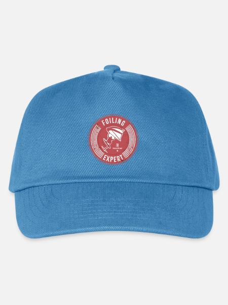 Vitage Label Wingfoilen - Kinder Basecap - Pfauenblau