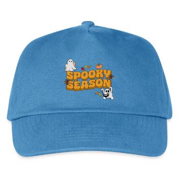 halloween spooky season - Kinder Basecap - Pfauenblau - Vorne