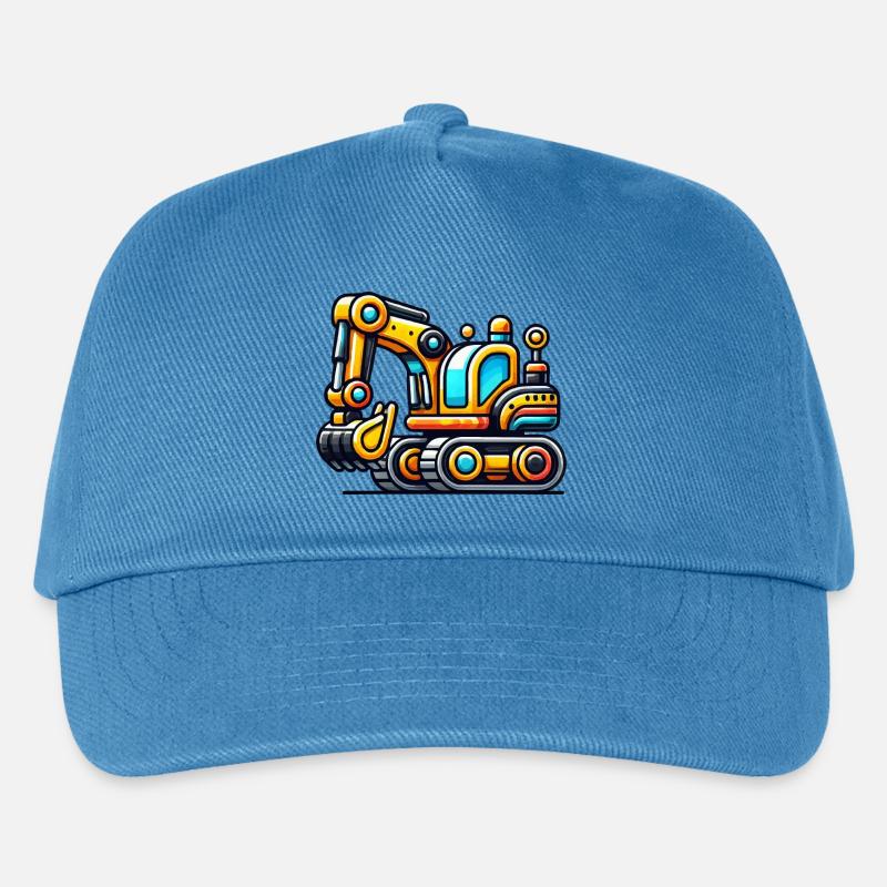 Bagger - Kinder Basecap - Pfauenblau