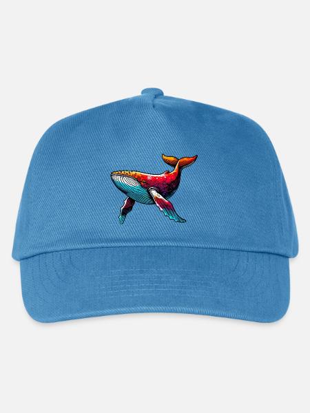 Wal - Kinder Basecap - Pfauenblau