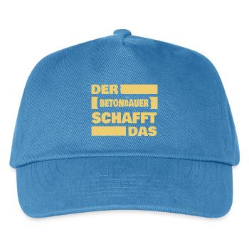Work Concrete Worker - Kids’ Baseball Cap - peacock-blue - Front
