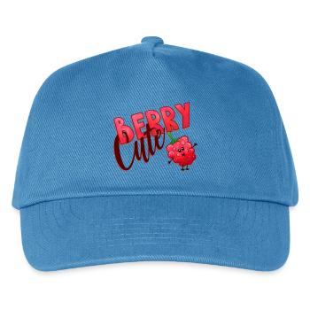 Berry Cute Raspberry - Kids’ Baseball Cap - peacock-blue - Front