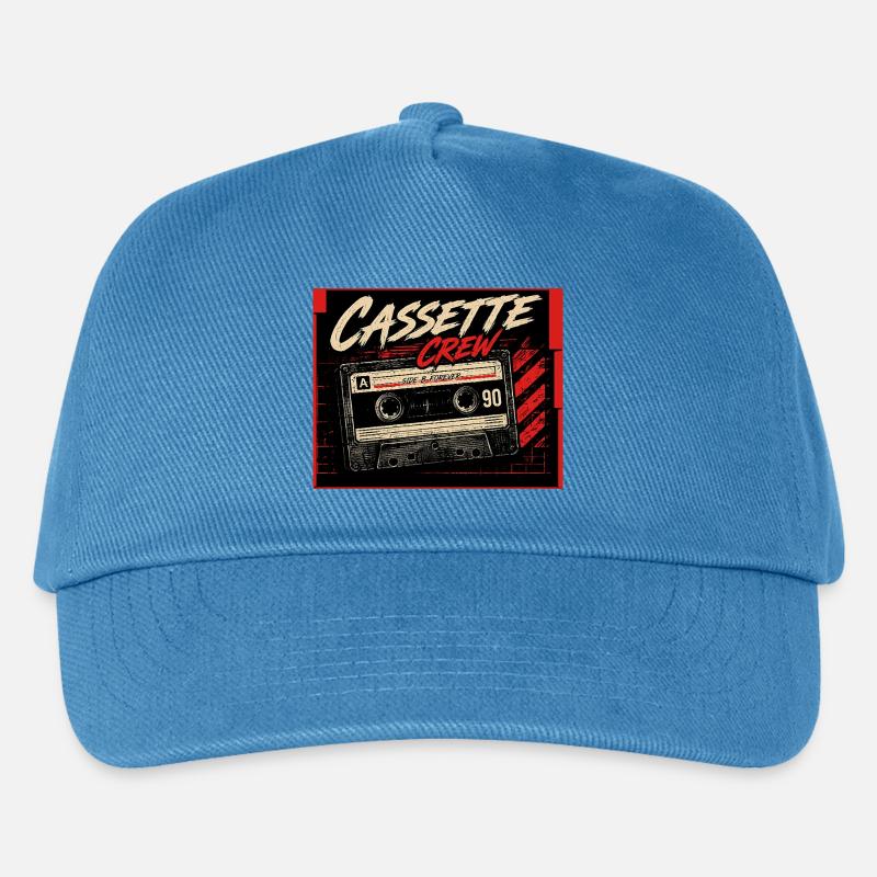 Cassette_Crew_-_Side_B_Vorever - Kinder Basecap - Pfauenblau