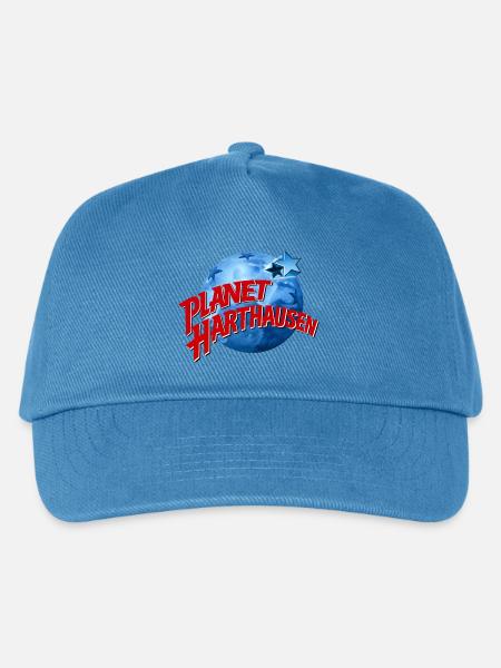 Planet Harthausen - Kinder Basecap - Pfauenblau