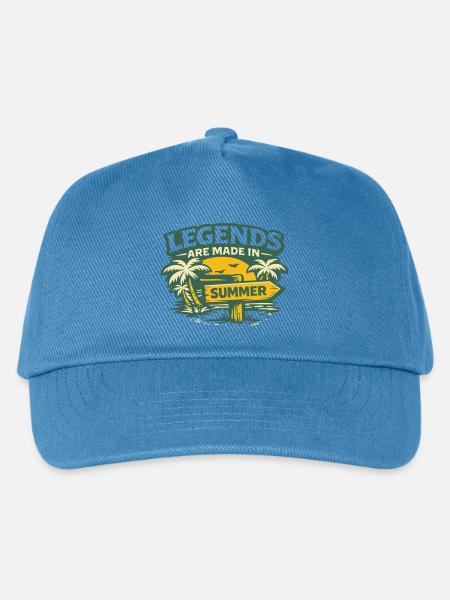 Legenden im Sommer - Kinder Basecap - Pfauenblau