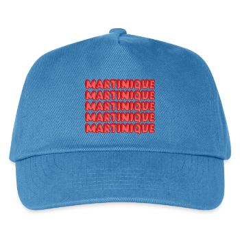 Tauchen Martinique - Kinder Basecap - Pfauenblau - Vorne