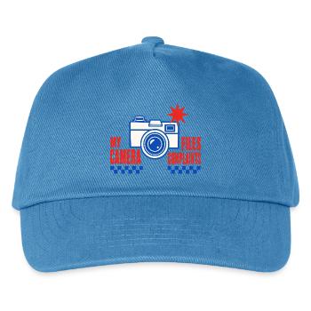 Fotografie – My Camera Files Complaints - Kinder Basecap - Pfauenblau - Vorne