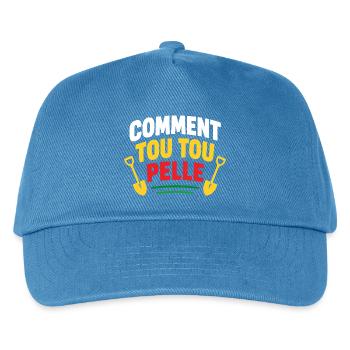 Wie man alle Schaufeln macht - Kinder Basecap - Pfauenblau - Vorne