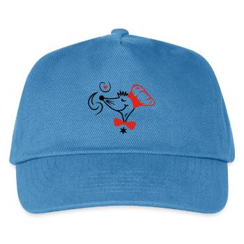 Sternekoch, backen, Koch - Kinder Basecap - Pfauenblau - Vorne