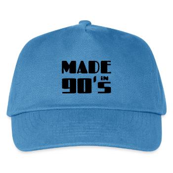 Fabriqué dans les années 90 - Casquette de baseball Enfant - bleu paon - Devant