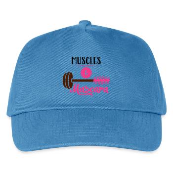 fitness - Kids’ Baseball Cap - peacock-blue - Front