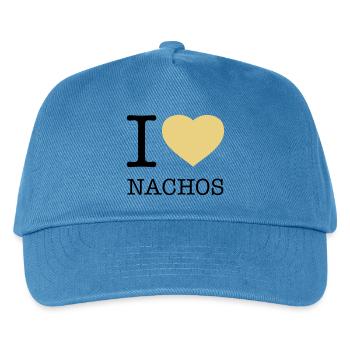 I LOVE NACHOS - Kinder Basecap - Pfauenblau - Vorne