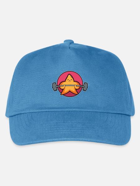 Gewichtheber-Seestern - Kinder Basecap - Pfauenblau