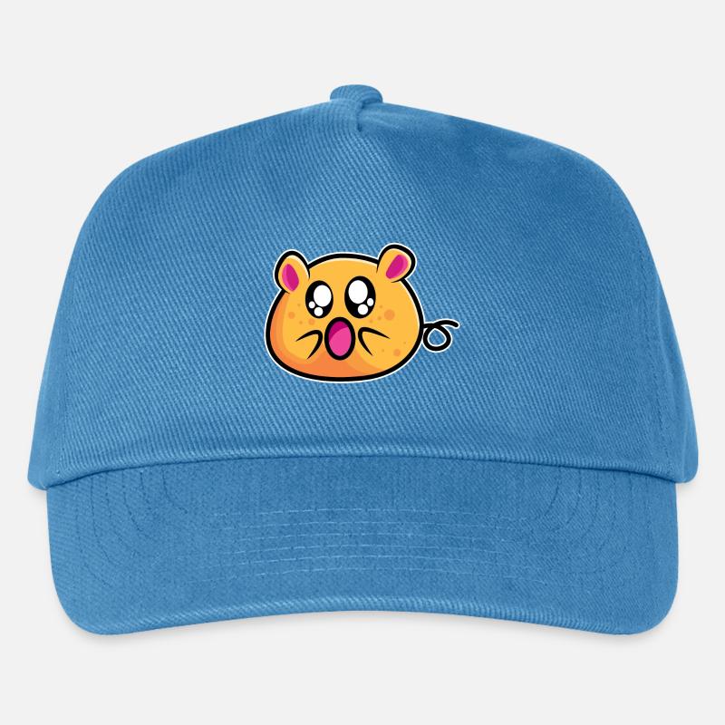 Lustige Maus - Kinder Basecap - Pfauenblau