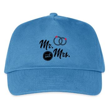Hochzeit - Kinder Basecap - Pfauenblau - Vorne