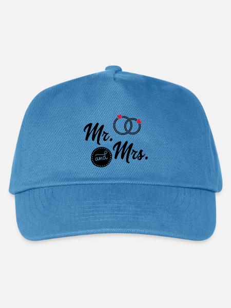 Hochzeit - Kinder Basecap - Pfauenblau