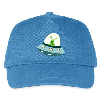 UFO - Kids’ Baseball Cap - peacock-blue - Front