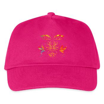 Visage zen - Casquette de baseball Enfant - fuchsia - Devant