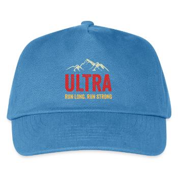 Ultra Running - Run Long. Run Strong. - Kids’ Baseball Cap - peacock-blue - Front