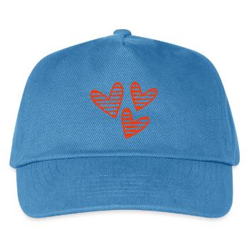 MOM. MOTHER'S DAY. HEART. FEAST. HAPPY BIRTHDAY - Kids’ Baseball Cap - peacock-blue - Front