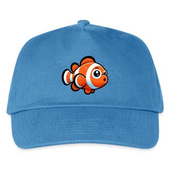 Clownfische - Kinder Basecap - Pfauenblau - Vorne
